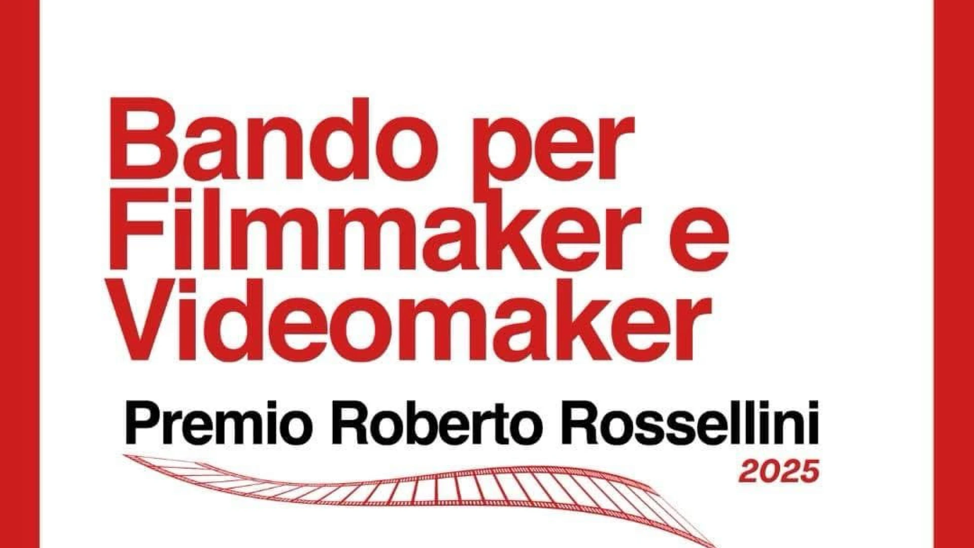 Bando Premio Roberto Rossellini 2025